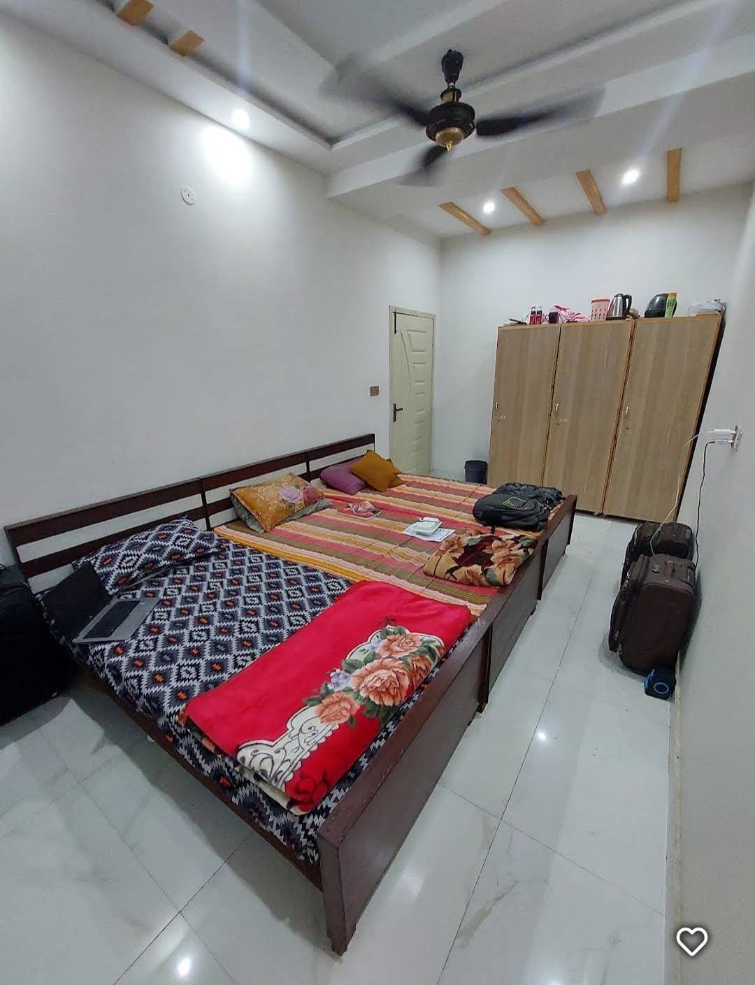 Three Seater Room at Punjab Boys hostel